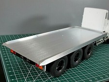 19 Aluminum Flat Bed Flatbed Sectiononly For Tamiya 114 Rc King Grand Hauler