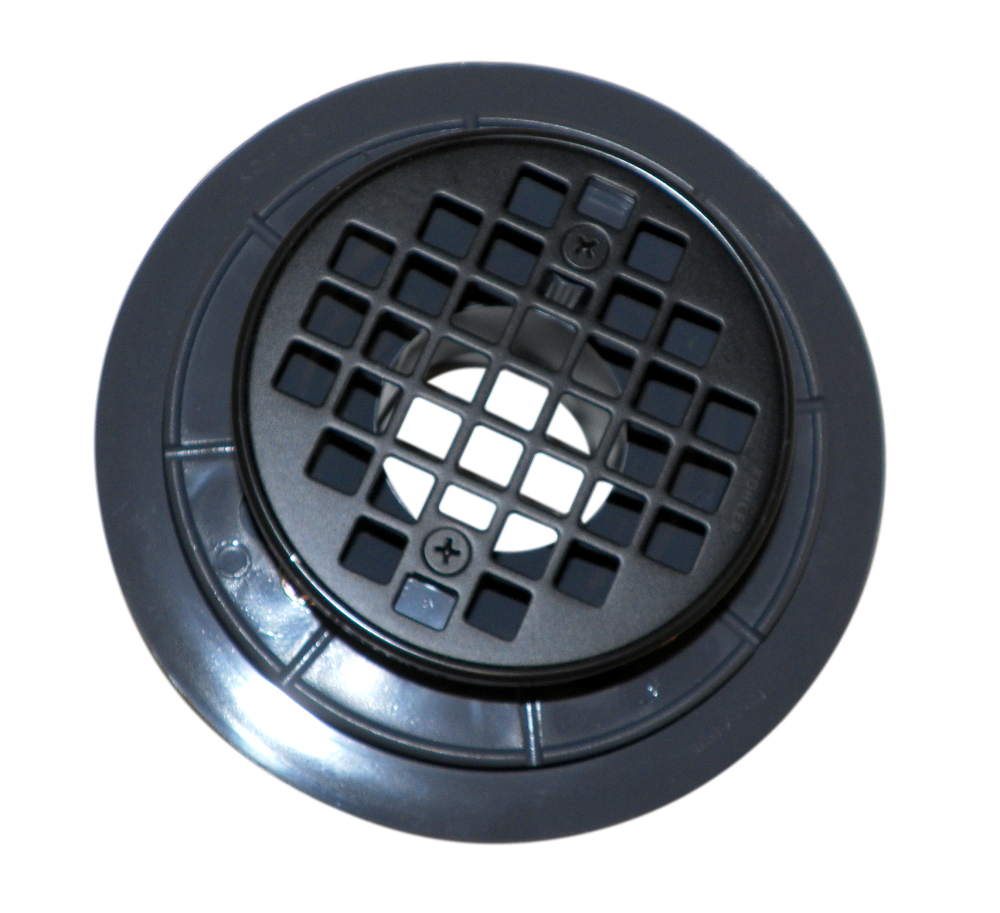 Kohler K-9135-BL Clearflo Round Design Tile-In Shower Drain- Matte Black