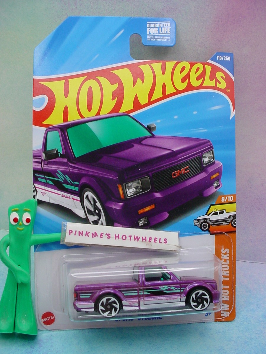 2025 Hot Wheels '91 GMC SYCLONE #119✰pearl fushsia;white ra6✰Hot