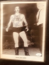 Black Jack Lanza, Bobby Heenan & Pretty Boy Hennig Signed Magazine Page W/JSA