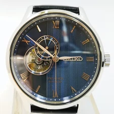 SEIKO PRESAGE Basic SARY187 Blue Automatic See-through Back Men Watch New in Box