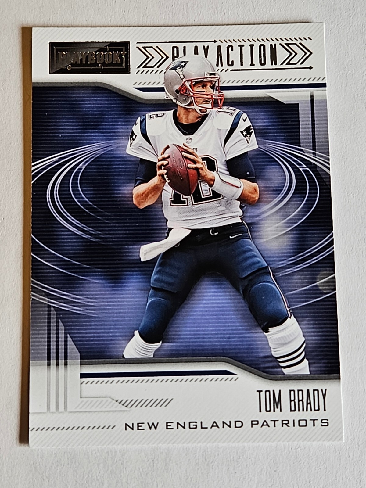 Tom Brady - 2018 Playbook Play Action Insert Card