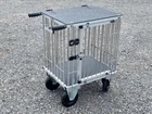 Titan 1 Berth MEDIUM Aluminium Dog Show Trolley with 8" All Terrain Wheels 