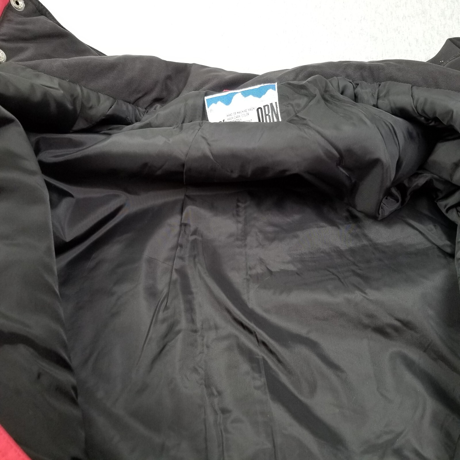 VINTAGE Powderhorn Jacket Men's Medium Ski Snow Red Made In USA Mountaineering image 10