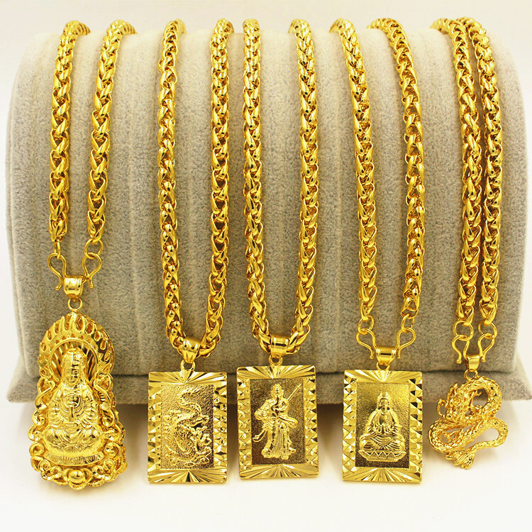 Chinese Gold Necklace For Men Men Asian Gold Necklaces Asian Gold