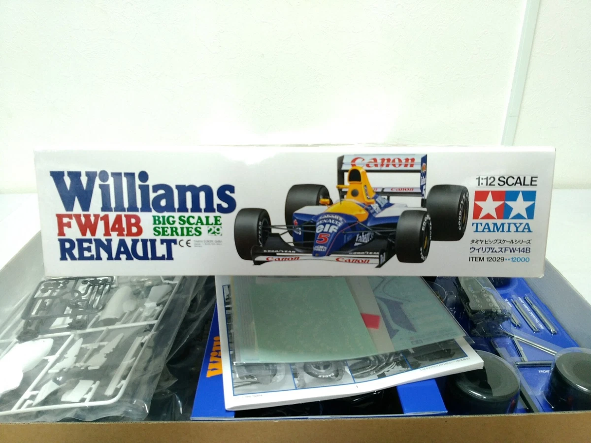 タミヤ 1/12 ビッグスケール No.29 ウイリアムズ づけ FW14B ルノー タミヤ 1/12 ビッグスケール No.29 ウイリアムズ づけ FW14B ルノー