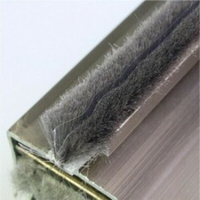Hairy Worm Door Window Brush Draught Excluder Pile Seal Draft 5x 10mm 5x12mm