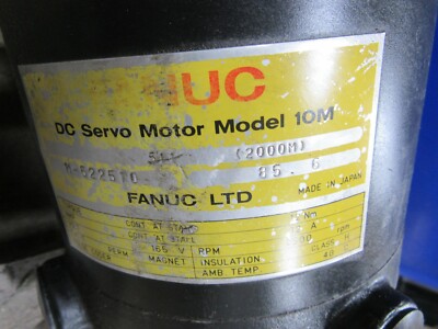 Mori Seiki Fanuc DC Servo Motor Model 10M M-522510 Good Condition