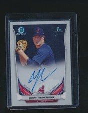 CODY ANDERSON 2014 BOWMAN CHROME 1ST RC AUTO #BCAP-CA