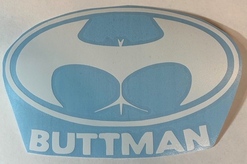 BUTTMAN - High Quality Vinyl Decal Sticker Funny Truck Car Drift Race ...