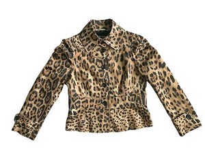 leopard blazer womens