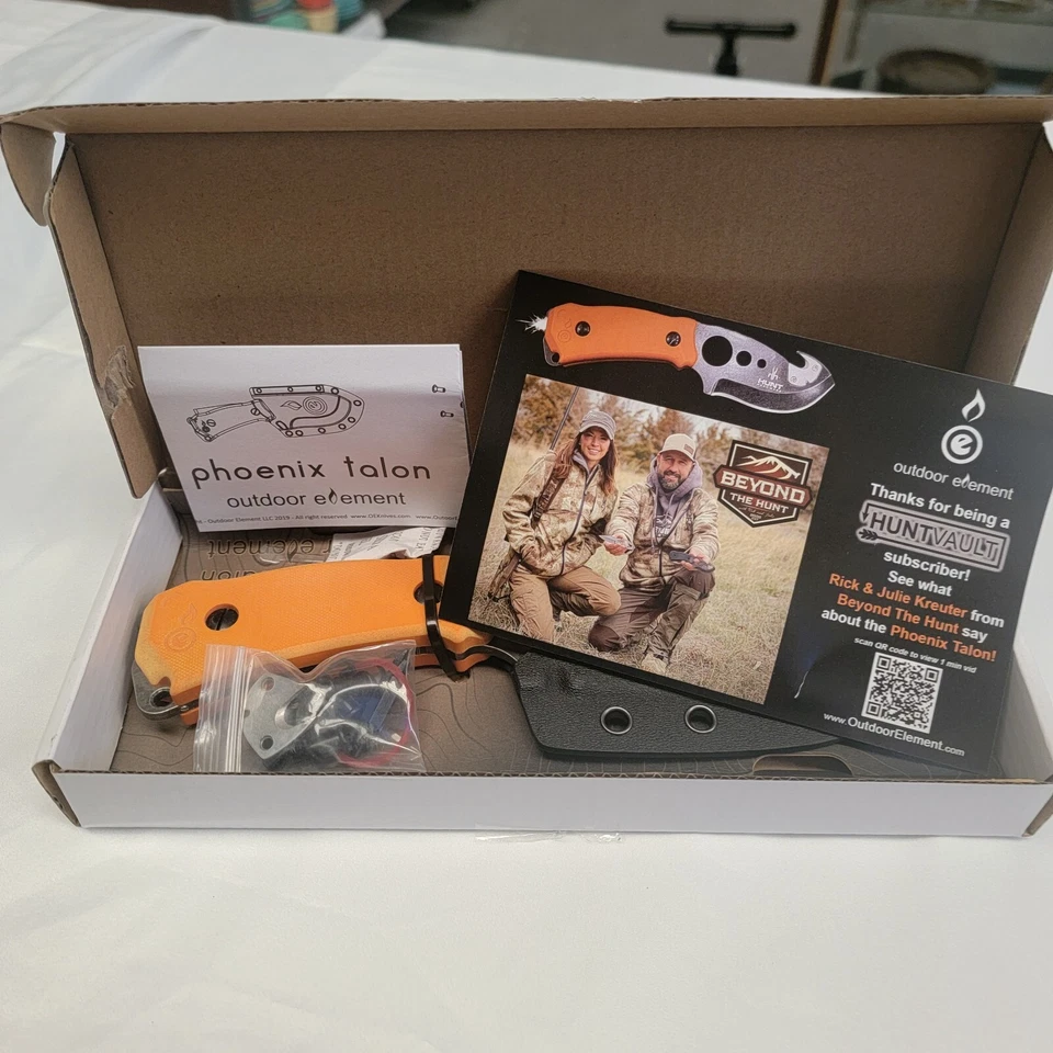 GARRA FÉNIX ELEMENTO EXTERIOR CAZA SUPERVIVENCIA HOJA DESOLLADORA Foto 2 de 3