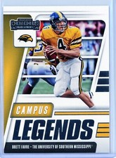 Brett Favre - 2021 Panini Contenders Draft Picks Campus Legends insert card