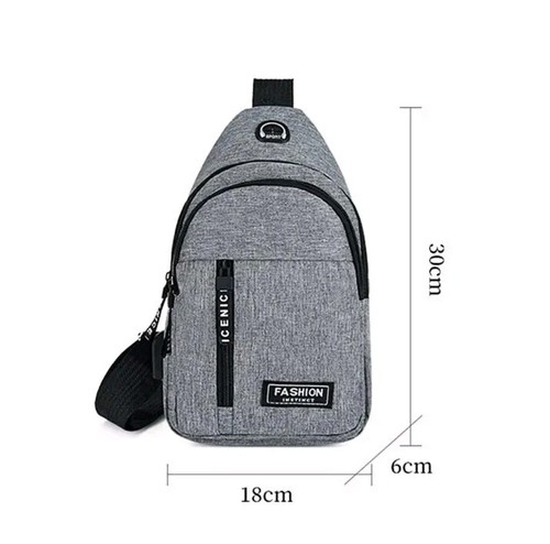 Camera Lens Filters & Accessories Small Chest Shoulder Cross Body Bag BLACK - Picture 2 of 7