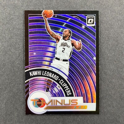 2020-21 Donruss Optic Kawhi Leonard T-Minus Insert Purple Prizm #3 Clippers