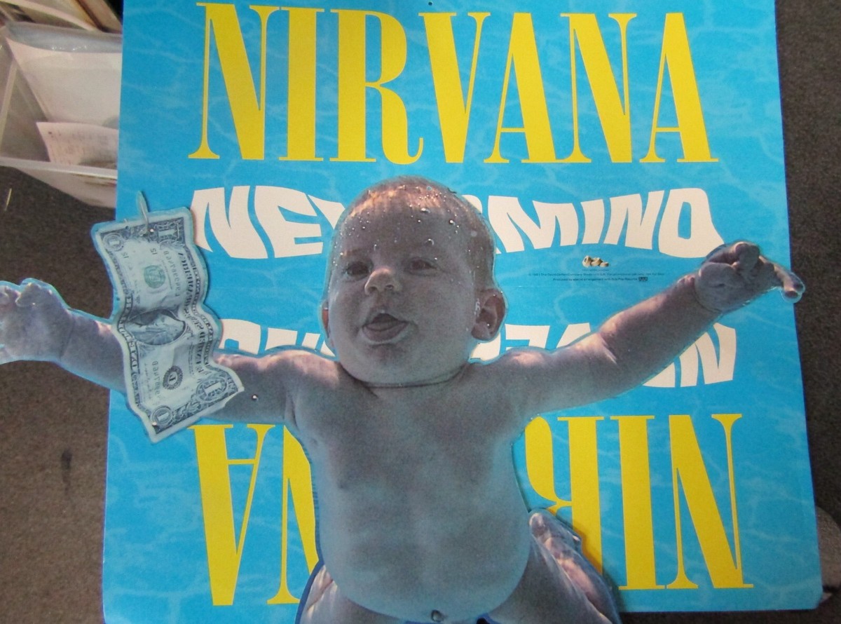 Rare Original 1991 Nirvana Nevermind in store Promo