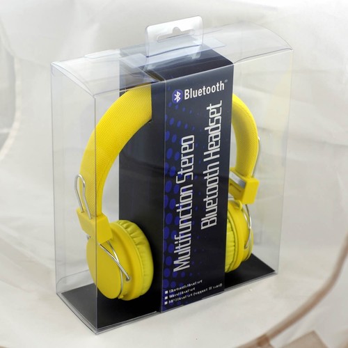 Bluetooth Headphones Wireless Hi-Fi Headset With MIC Yellow For Kids Children UK - Picture 3 of 8