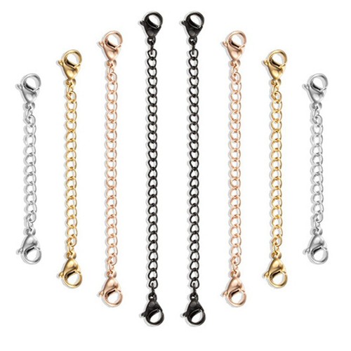 Extender /Safety Necklace Lobster lock Chain Extender DIY Bracelet - Picture 5 of 18