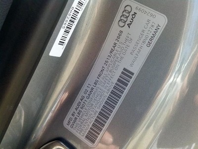 Power Steering Pump Sedan Servotronic Opt 1N3 Fits 09-12 AUDI A4 1345936