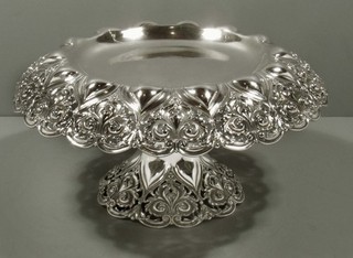 Tiffany Sterling Silver Waterfall Tazza c1905 ART NOUVEAU