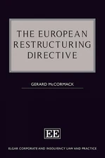 The European Restructuring Directive - 9781789908800