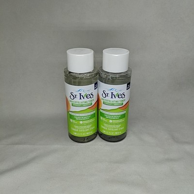 St. Ives AHA Exfoliating Toner Apricot 5% Glycolic Acid 6.68 oz New Sealed 2 Pk