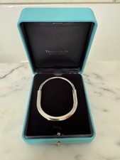 Tiffany  Co. Lock Bracelet 18K White Gold size M 6500