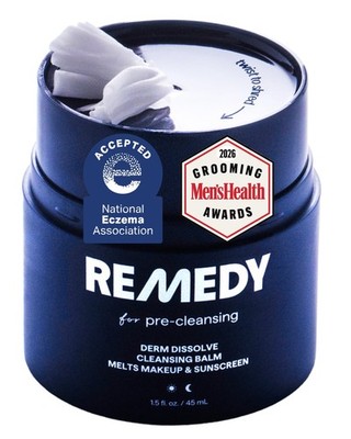 Remedy for Pre-Cleansing | Derm Dissolve Cleansing Balm | Melts Makeup and Su...