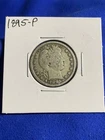 1895-P Barber Quarter 25C Silver 0.9 Fineness Business Strike KM#114