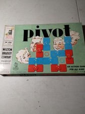 Rare 1958 Pivot Board Game by Milton Bradley Vintage Complete