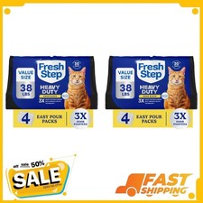 2 Pack Odor Block Multi-Cat Clumping Cat Litter, Febreze Freshness Scent, 38lb