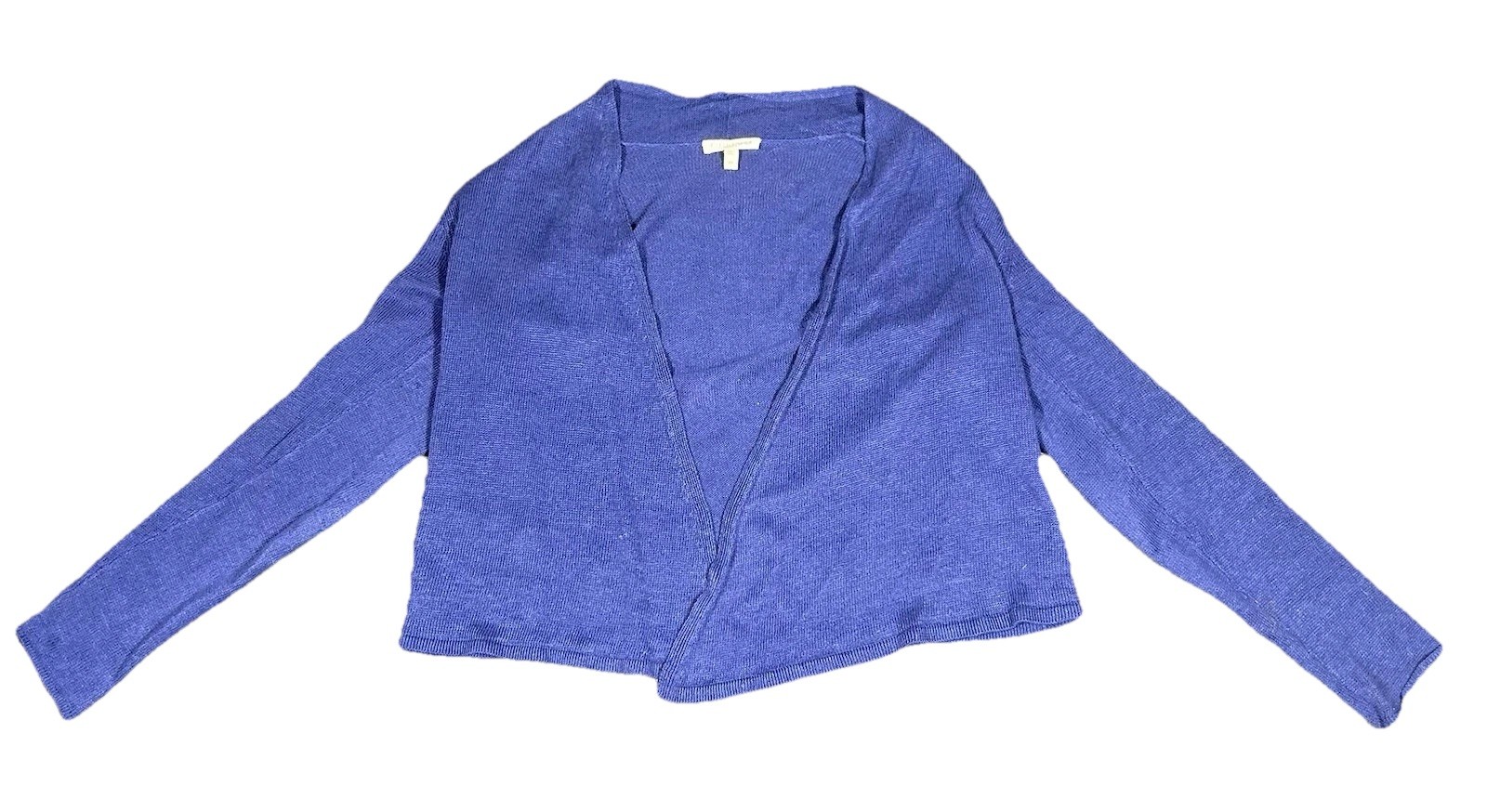 Eileen Fisher  100% Linen Open Front Cardigan Size Petite Small Quiet Luxury ￼