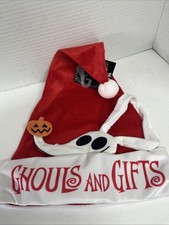 Disney Nightmare Before Christmas Zero Ghost Dog Santa Hat Ghouls And Gifts