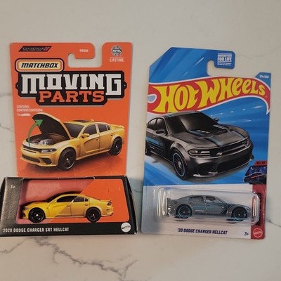 Matchbox/Hot Wheels Dodge Charger Hellcat Lot of 2 2020 1:64 Diecast Y/G
