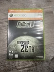 Fallout 3: Mothership Zeta (Microsoft Xbox 360, 2009) Empty Case