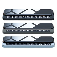 For Car Parking Number Sign Sliding Hiding And Display Card For Car Supple