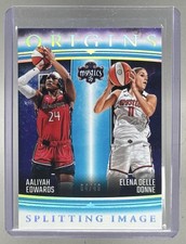 Aaliyah Edwards Delle Donne 2024 Panini Origins WNBA Teal Splitting Image /49