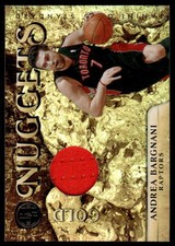 2010 PANINI GOLD STANDARD ANDREA BARGNANI 31 GOLD NUGGETS MATERIALS /199 RAPTORS