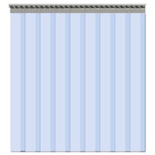Strip Curtain PVC Door Curtain 48" x 84" Cooler Freezer Clear for 4' X 7' Doors