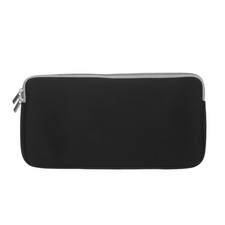 Travel Keyboard Sleeve Bag Black Neoprene Durable Case with Zipper Closure