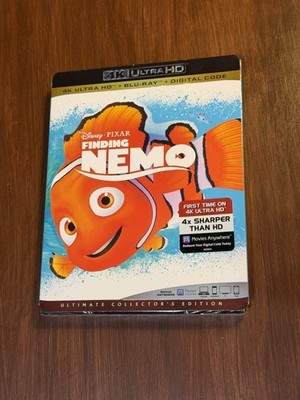 Finding Nemo (4K UHD / Blu-ray + Digital) NEW! With Slipcover- Ships in Box!