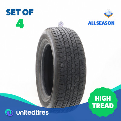 Set of (4) Used 265/60R18 Bridgestone Dueler H/T 840 109H - 8.5-9.5/32