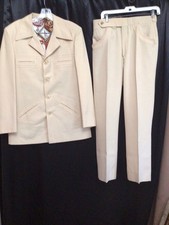 Vintage 70 s Polyester Suit Western Rancher