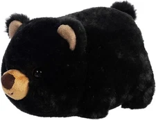 Aurora® Spudsters™ Briar Black Bear™ Plush Stuffed Animal Toy, 10"
