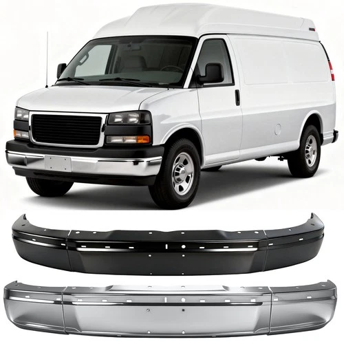 Front Bumper Face Bar For Chevrolet Express GMC Savana 1500 2500 2003-2024 2025