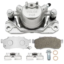 M MATI Front Right Brake Caliper  Ceramic Pads Kit for Honda Big Red 700 MUV7...