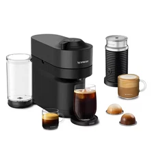 Nespresso 25 fl oz Coffee Maker Brewer Espresso Machine Liquorice Black Vertuo