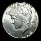1923-S Peace Dollar Silver ---- Unc Condition Coin ---- #074U