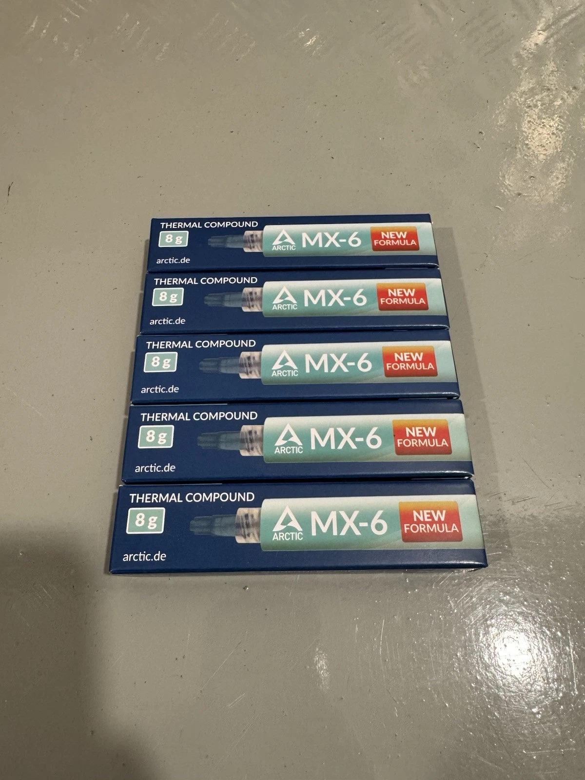 5x Arctic MX-6 Thermal Compound Paste Tube 8g Brand New Sealed