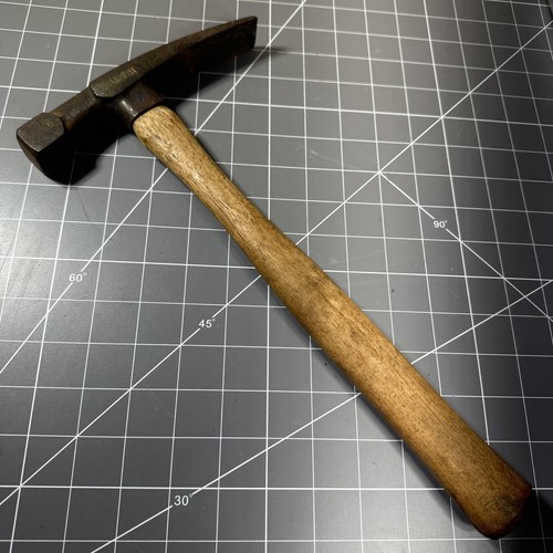 Vintage Vaughan Super Steel Stone Mason Brick Layer Masonry Hammer 16 oz USA